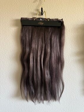 Luxy Hair 20" Cool Dark Brown Halo Hair Extensions Volume Bundle - 20" (225g)